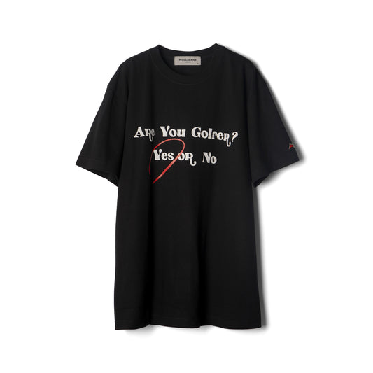 ARE YOU  GOLFER TEE BLACK