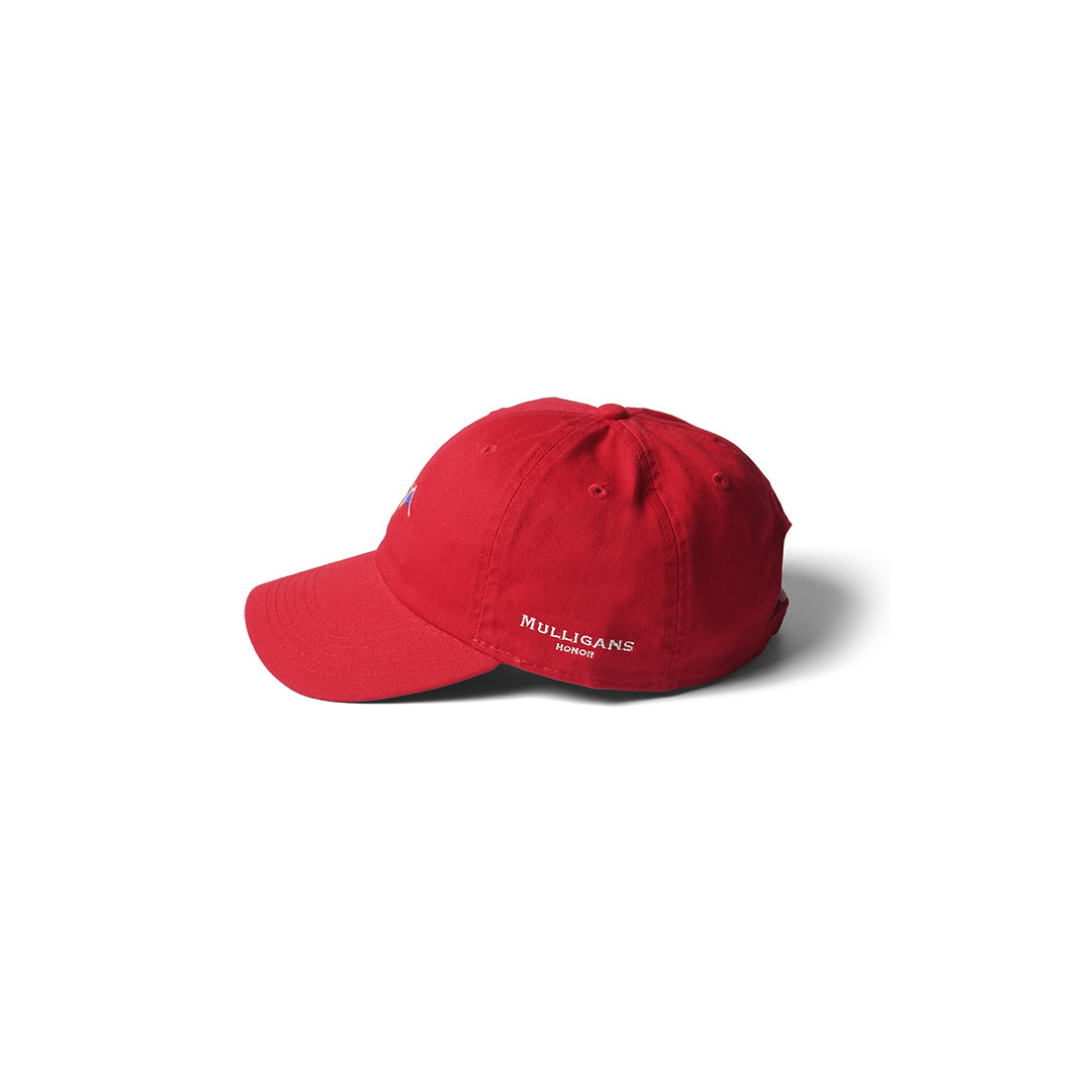 MULLIGANS LOGO CAP RED